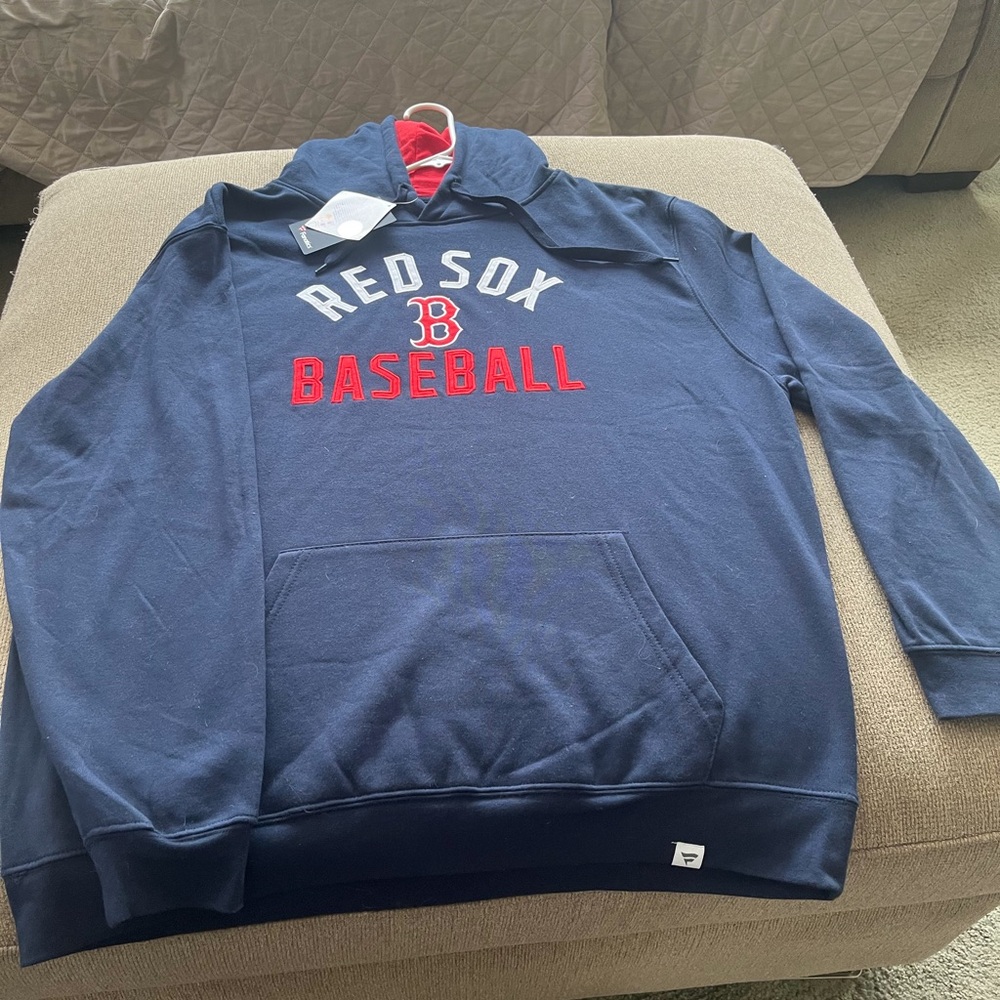 Fanatics BOSTON RED SOX Navy and Red Hoodie. XXL  new with tags on. $22 FIRM